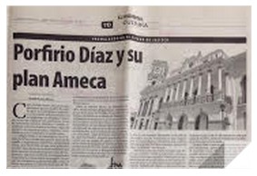 PORFIRIO DÍAZ Y SU PLAN AMECA.