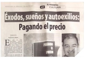 ÉXODOS, SUEÑOS Y AUTOEXILIOS: PAGANDO EL PRECIO I.